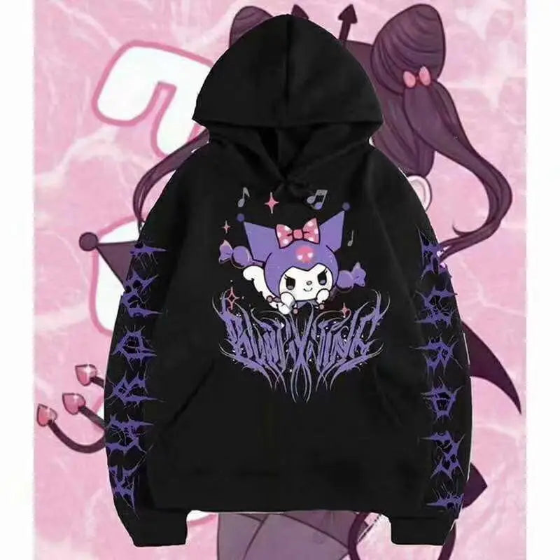 Cute Sanrio Kuromi Hoodie