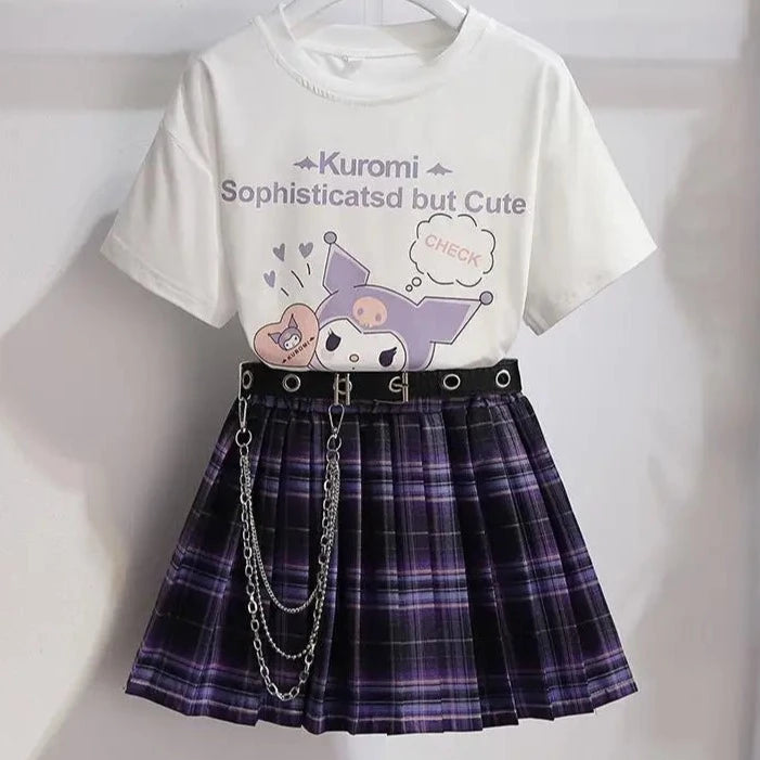 Kuromi Short-Sleeved Suit