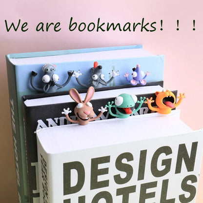 Cartoon Marker Animal Bookmarks