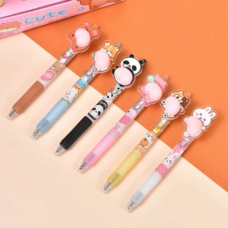 Kawaii Soft Butt Gel Pens