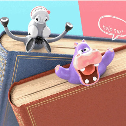 Cartoon Marker Animal Bookmarks