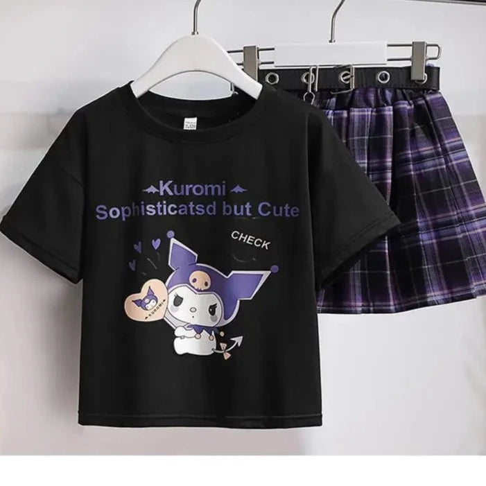 Kuromi Short-Sleeved Suit