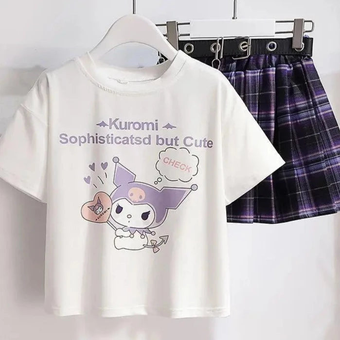 Kuromi Short-Sleeved Suit