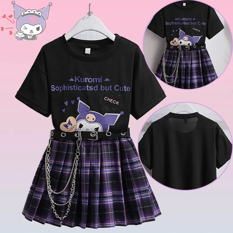 Kuromi Short-Sleeved Suit