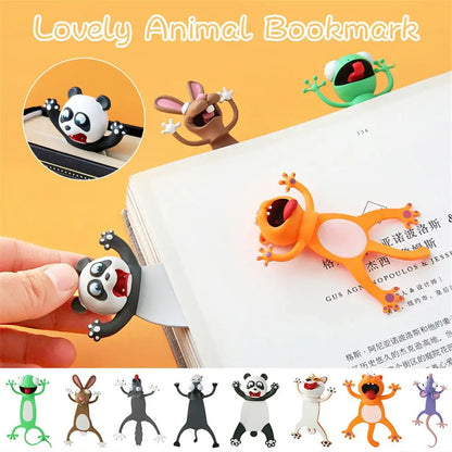 Cartoon Marker Animal Bookmarks