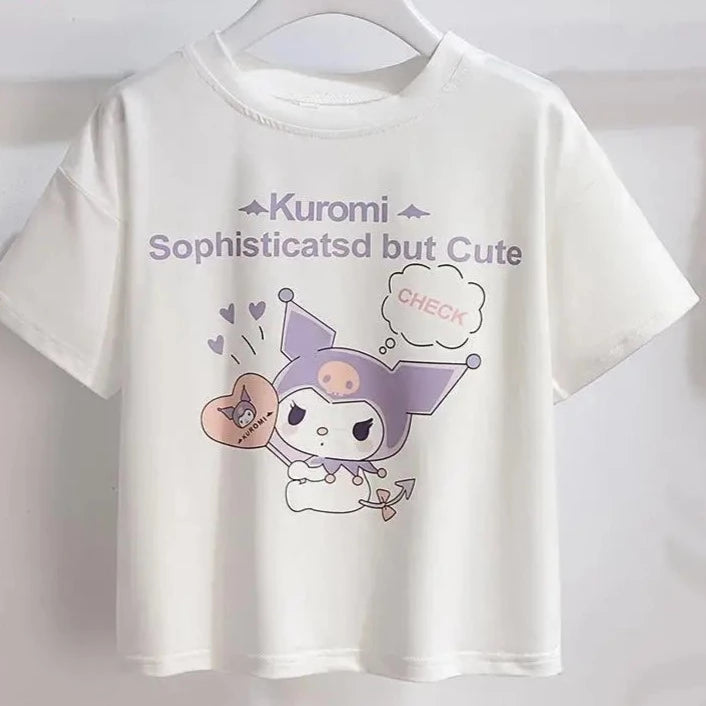 Kuromi Short-Sleeved Suit